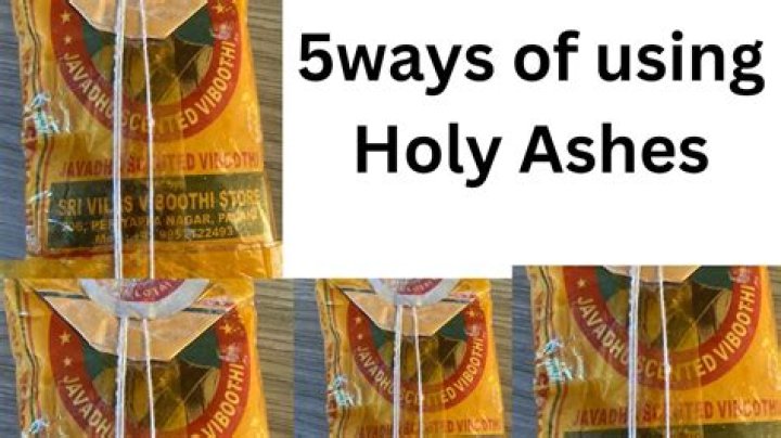 Can you eat ashes?