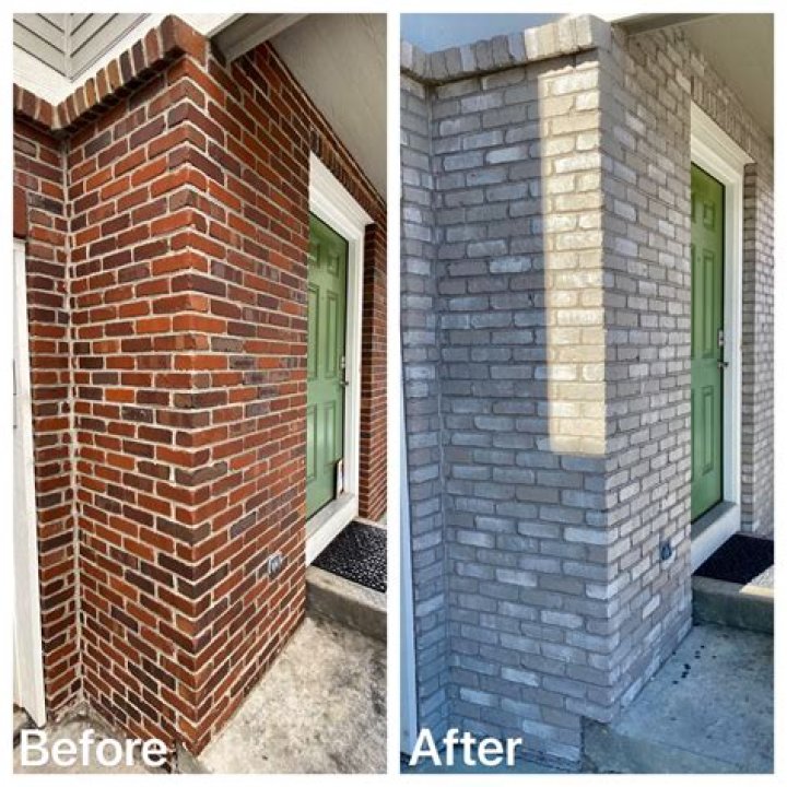 How can I make my exterior brick wall look better?