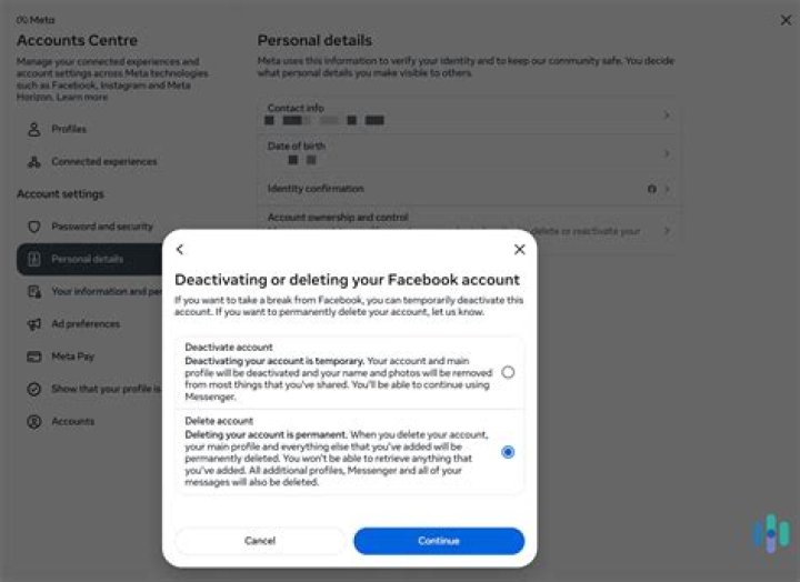 How do you delete an account on YouTube?