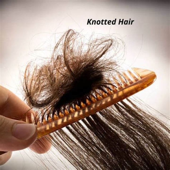 How do you prevent hair knots?