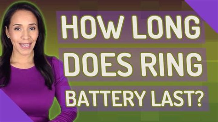 How long does Ring battery last?