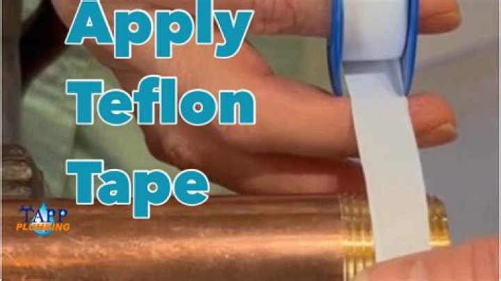 How many times do you wrap Teflon tape?