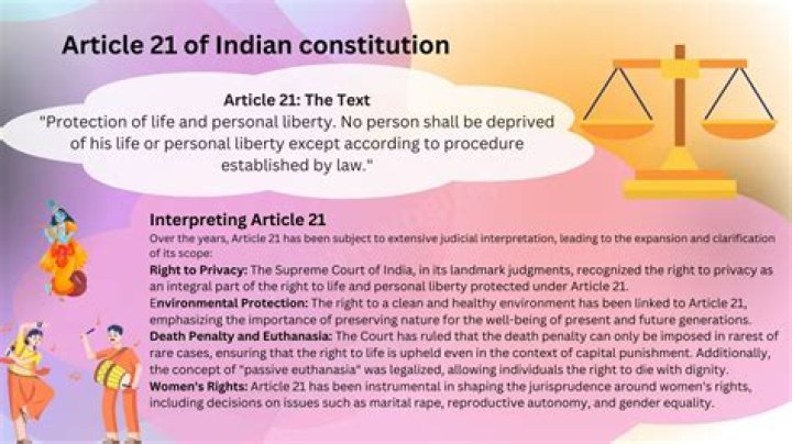 Is Article 21 an absolute right?