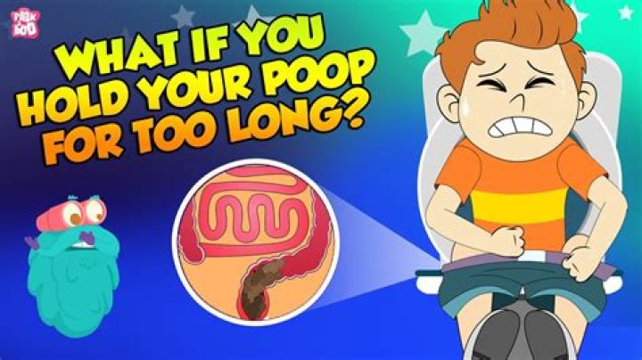 Is it okay to hold in poop?