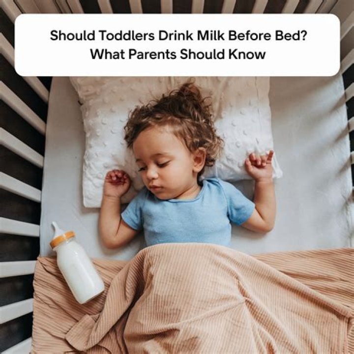 Is milk before bed bad for toddlers?