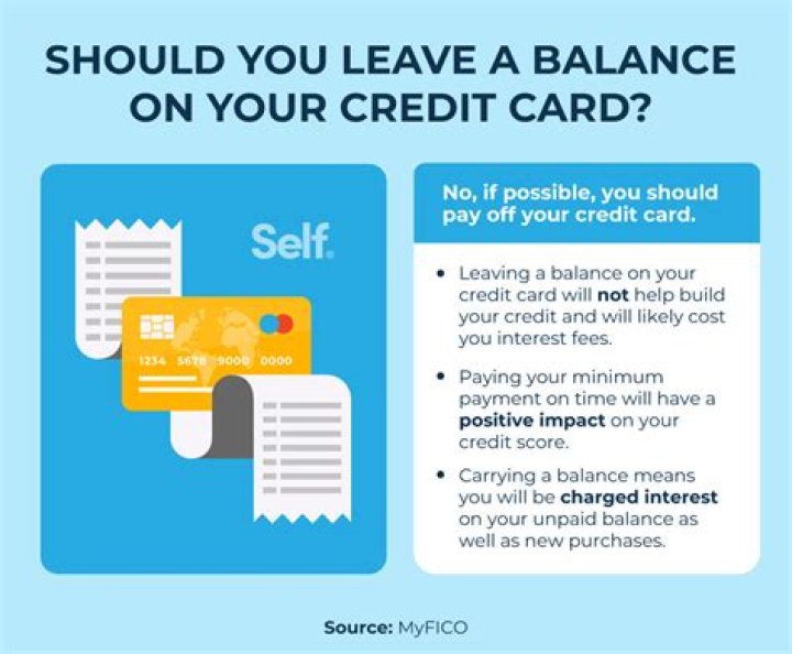 Should you always carry a balance on your credit card?
