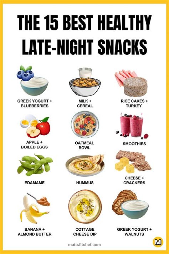 What's a good late night snack for weight loss?