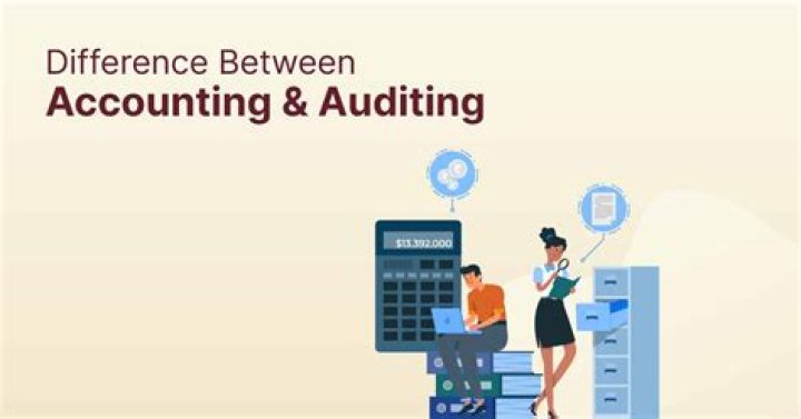 What is difference between accounting and auditing?