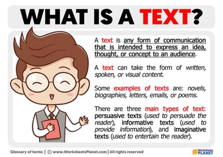 What is text and its uses?