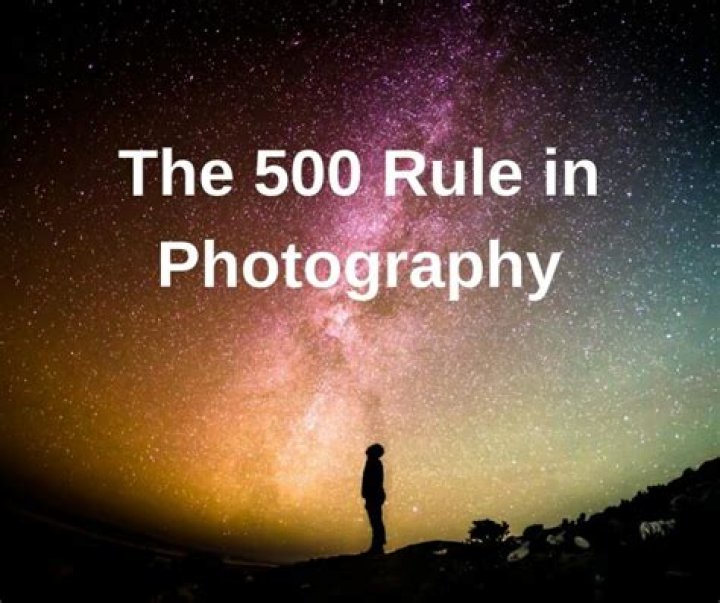What is the 500 or 300 rule in photography?