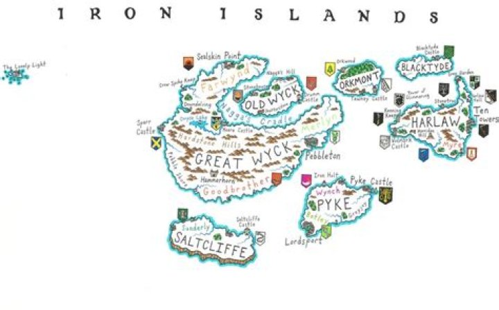 Where are the Iron Islands in real life?
