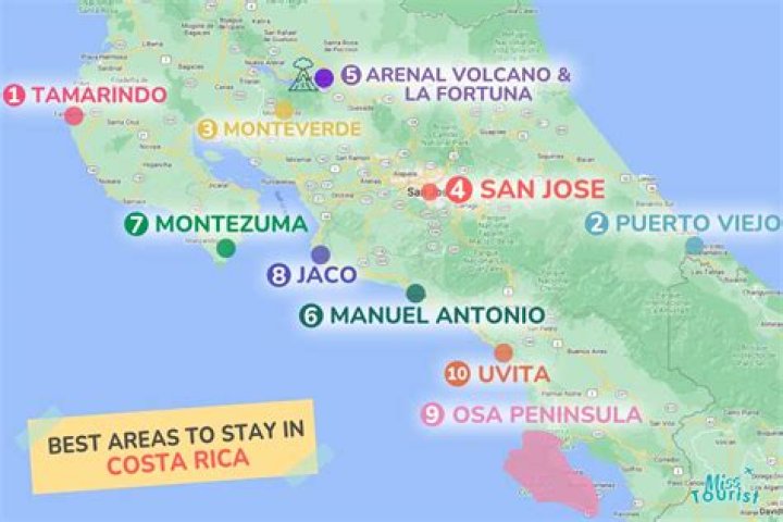 Where should you not stay in Costa Rica?