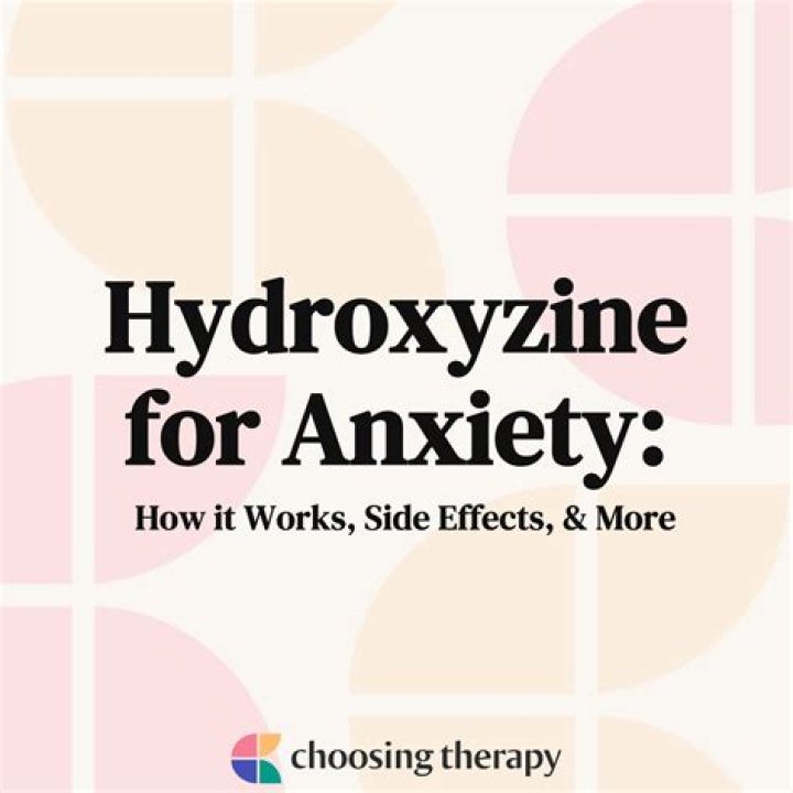 Which hydroxyzine is better for anxiety?