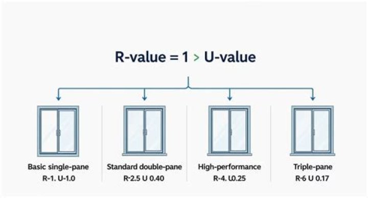 Which windows have the best U-value?
