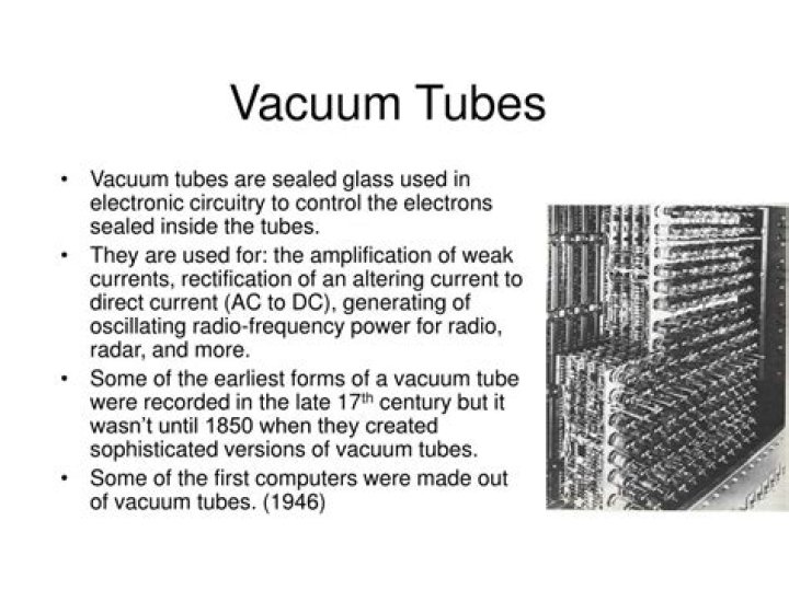 Why did we stop using vacuum tubes?