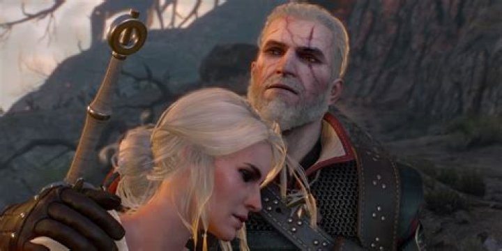 Why do Geralt's eyes go black?